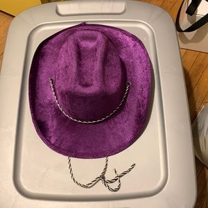 purple cowboy hat